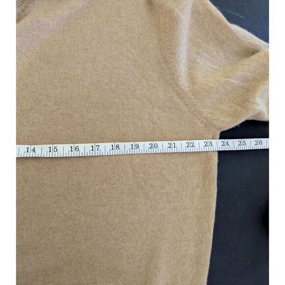 Hart Schaffner Marx Mens XL Camel 100% Cashmere V-Neck Sweater - Picture 6 of 7